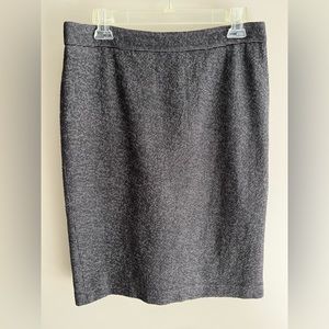 Ann Taylor Factory Navy and White Pencil Skirt Size 10